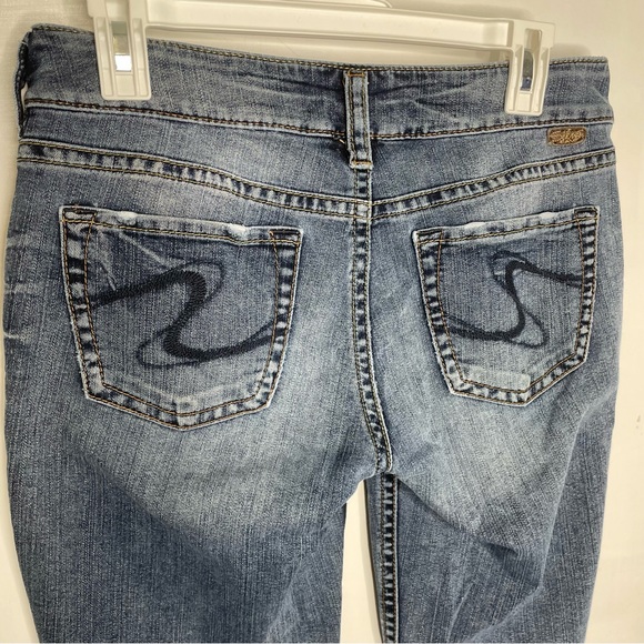 Silver Suki Jeans Low Rise Boot Cut Size 26 - Picture 7 of 9